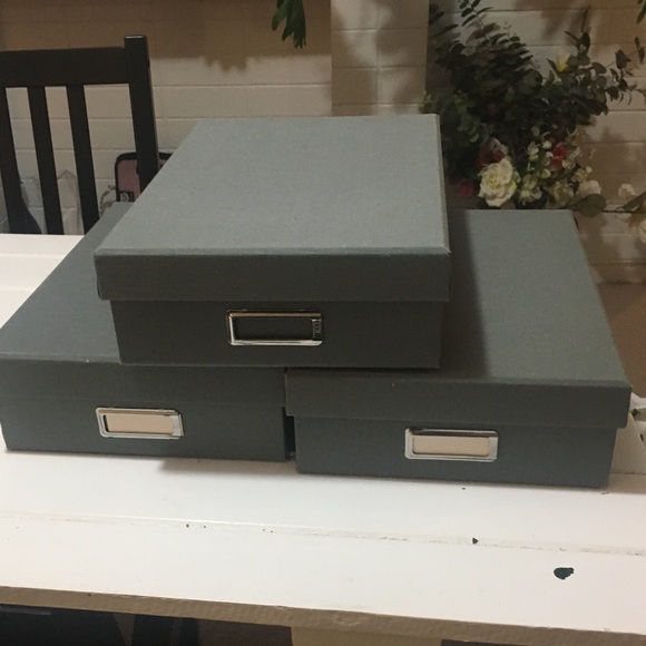 Kikki k A4 1/2 storage boxes - Picture 3 of 3